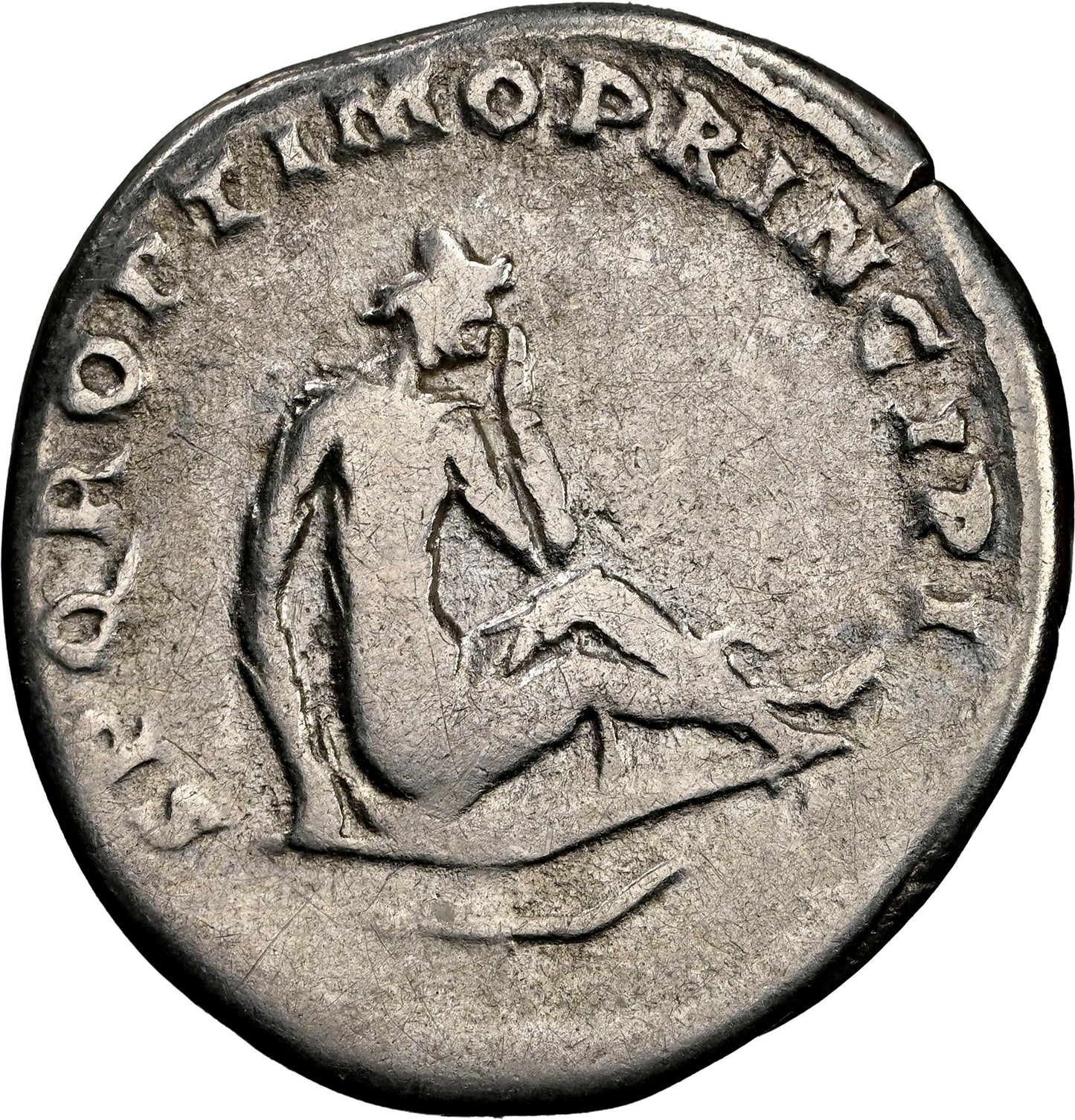 Roman Empire - Trajan - Silver Denarius - NGC F - RIC:218