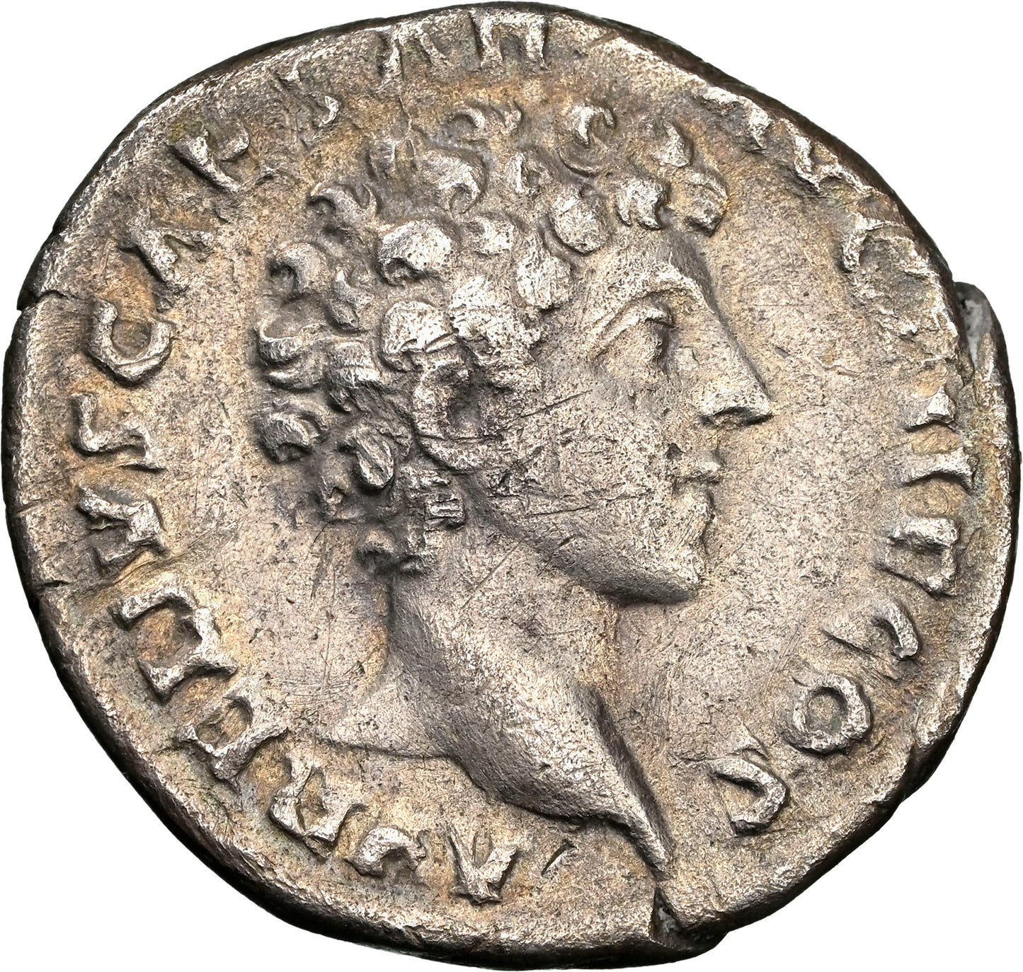 Roman Empire - Antoninus Pius - Silver Denarius - NGC Ch VF - RIC:417a - Marcus Aurelius