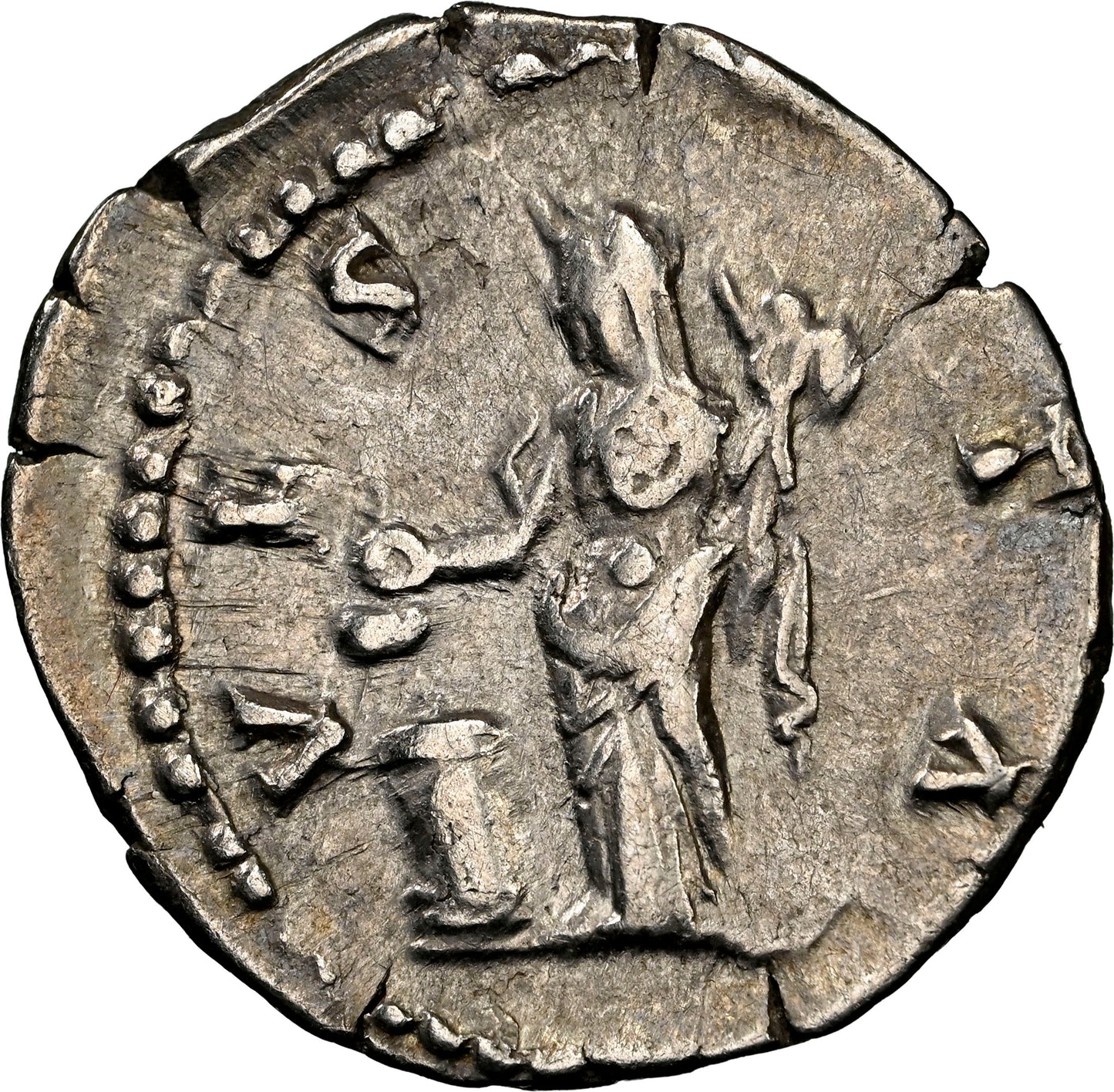 Roman Empire - Lucilla - Silver Denarius - NGC Ch VF - RIC:788