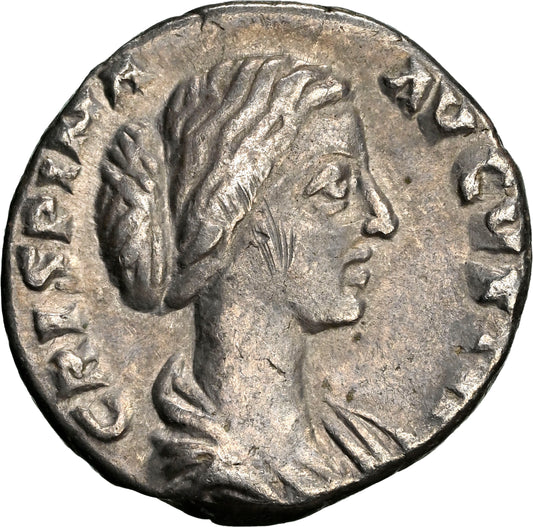 Roman Empire - Crispina - Silver Denarius - NGC VF - RIC:281 - RIC:283