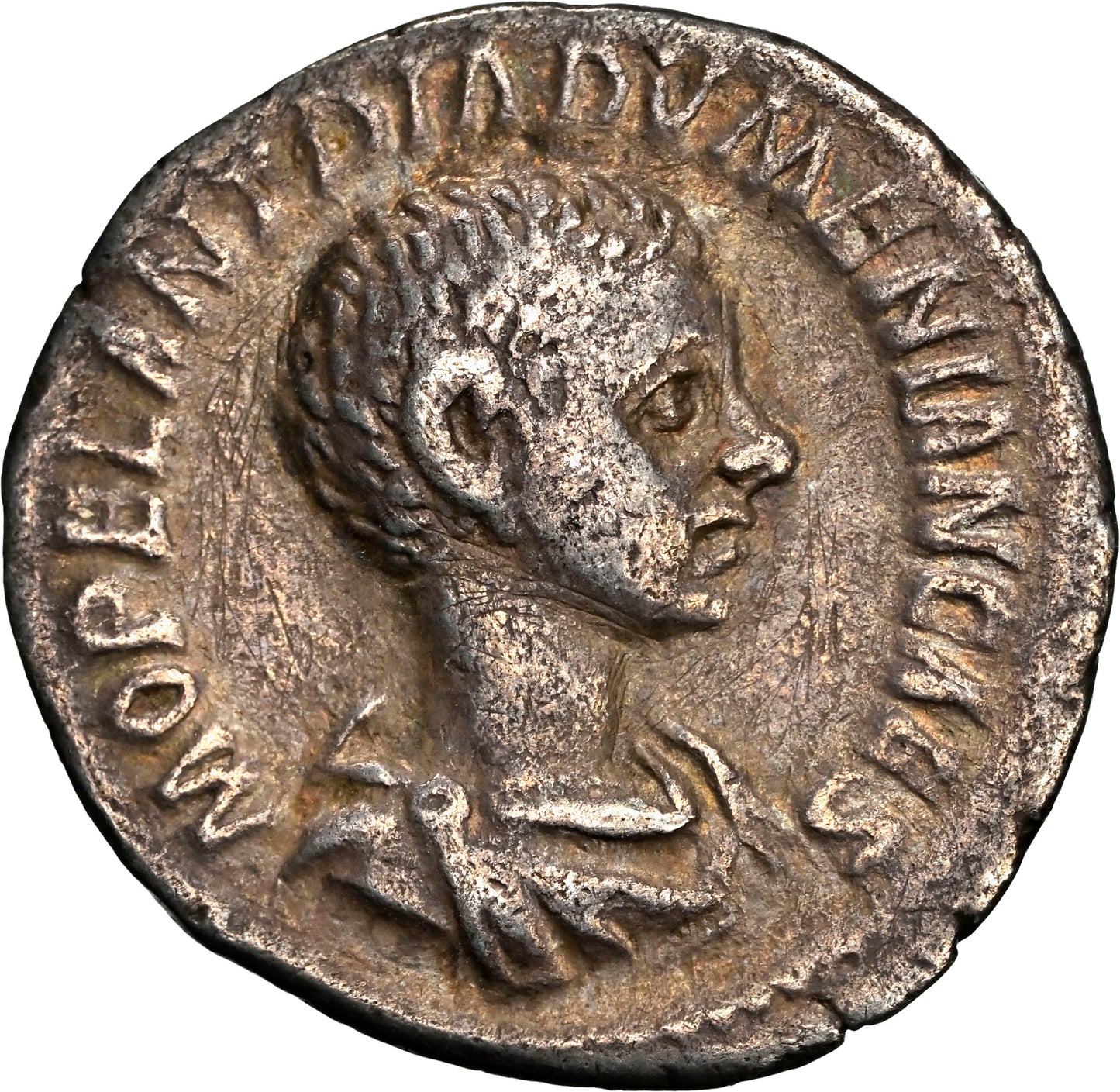 Roman Empire - Diadumenian - Silver Denarius - NGC VF - RIC:102a