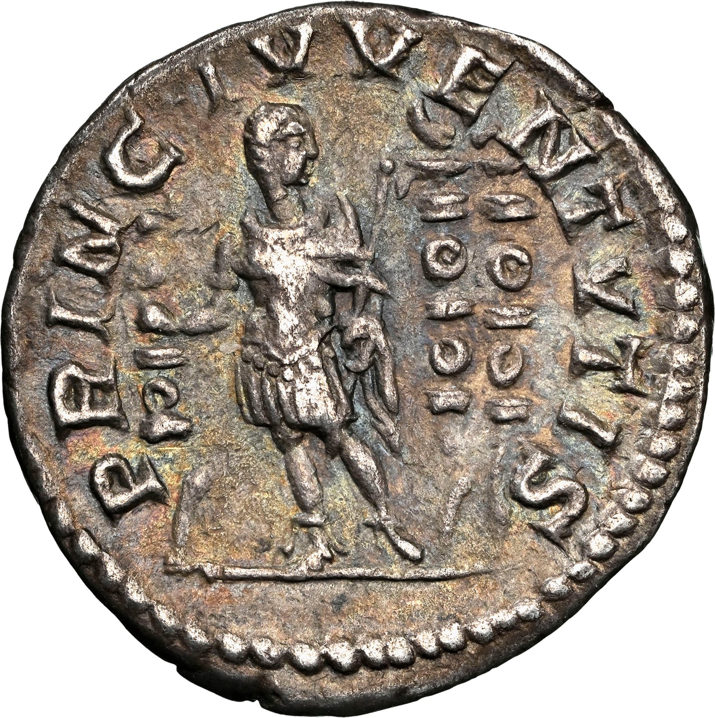 Roman Empire - Diadumenian - Silver Denarius - NGC VF - RIC:102a
