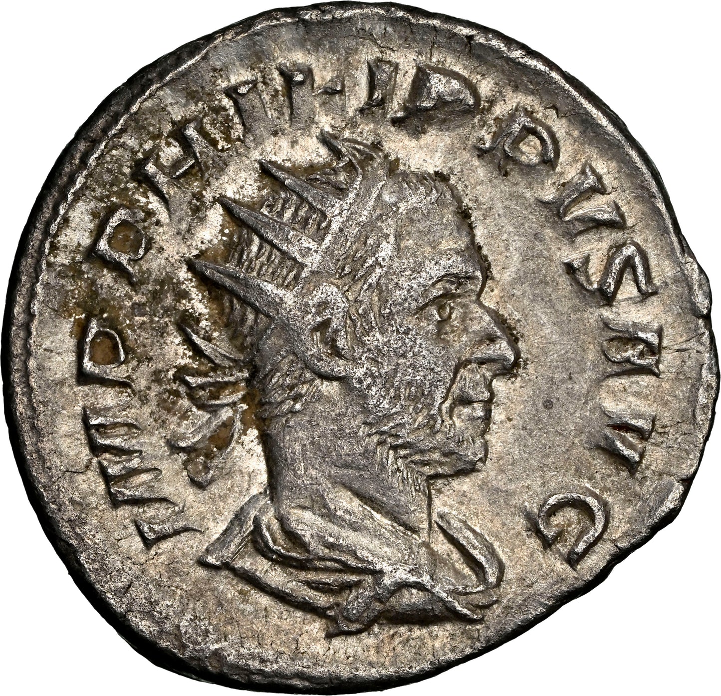 Roman Empire - Philip I - Silver Double-Denarius - NGC Ch VF - RIC:60