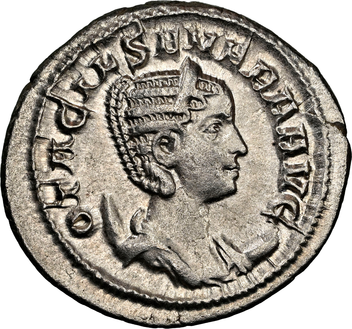Roman Empire - Otacilia Severa - Silver Double-Denarius - NGC XF - RIC:130