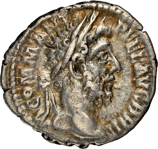Roman Empire - Commodus - Silver Denarius - NGC VF - RIC:164