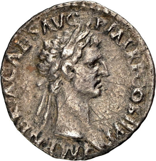 Roman Empire - Nerva - Silver Denarius - NGC Ch VF - RIC:2