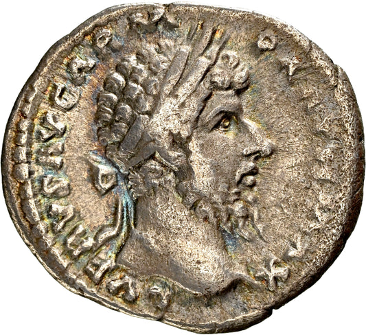 Roman Empire - Lucius Verus - Silver Denarius - NGC VF - RIC:576