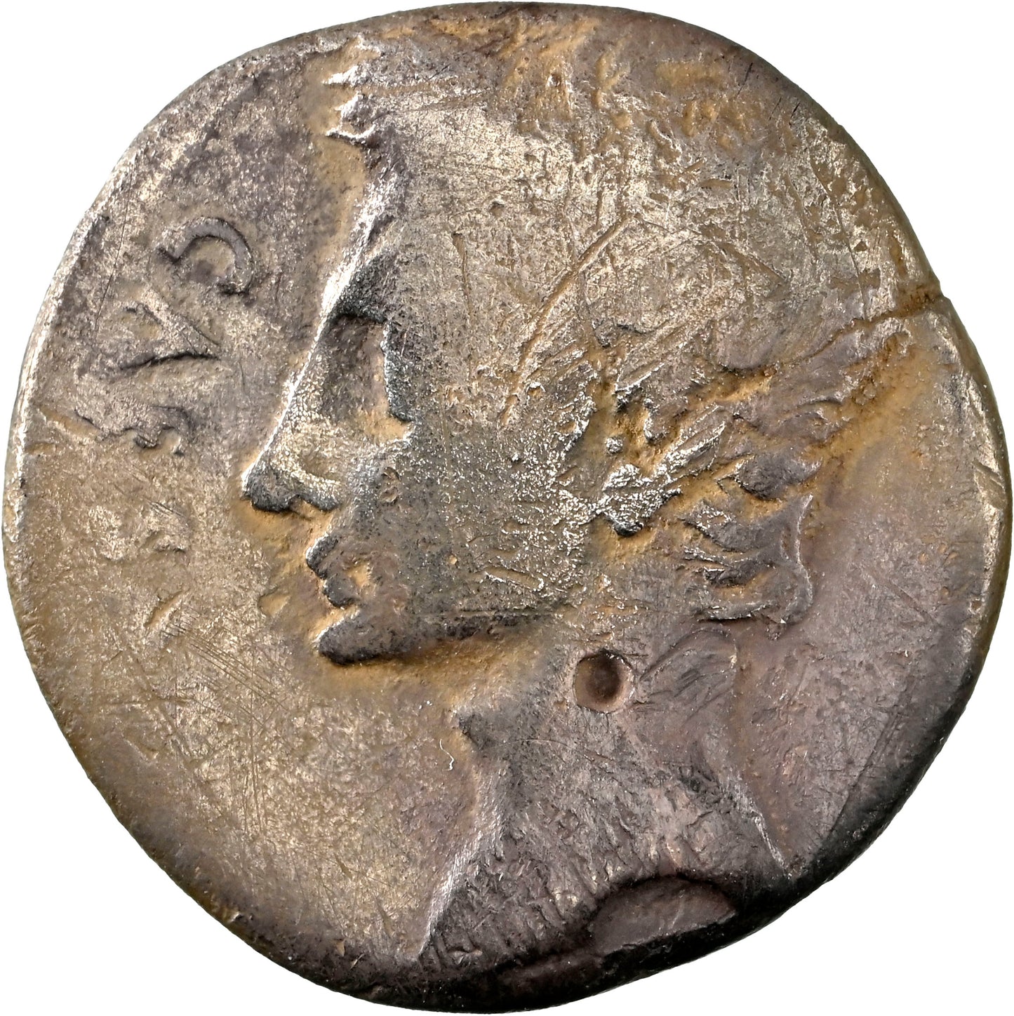 Roman Empire - Augustus - Silver Denarius - NGC VG - RIC:86b