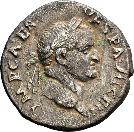 Roman Empire - Vespasian - Silver Denarius - NGC VF- RIC:513
