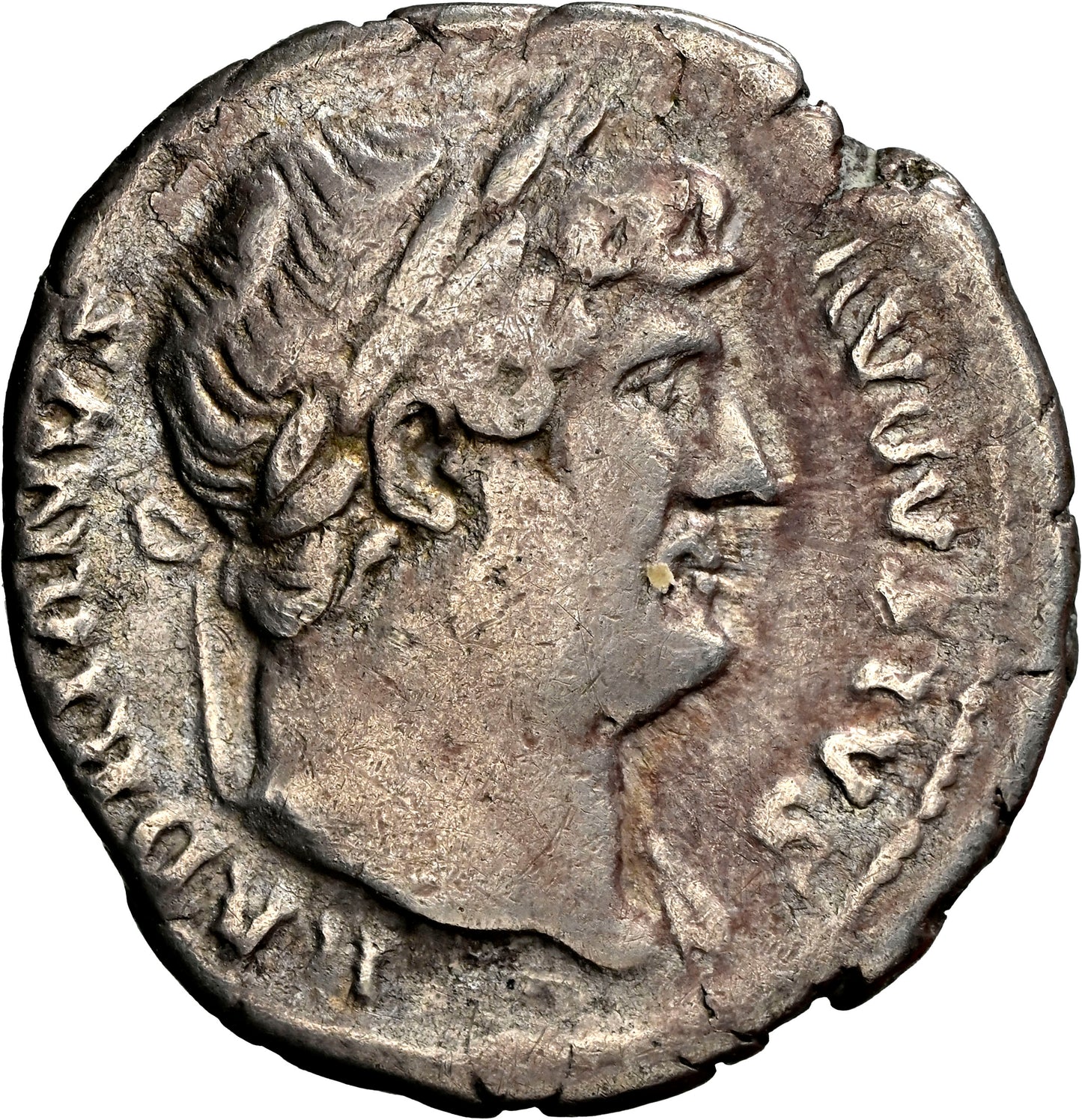 Roman Empire - Hadrian - Silver Denarius - NGC Ch F - RIC:864