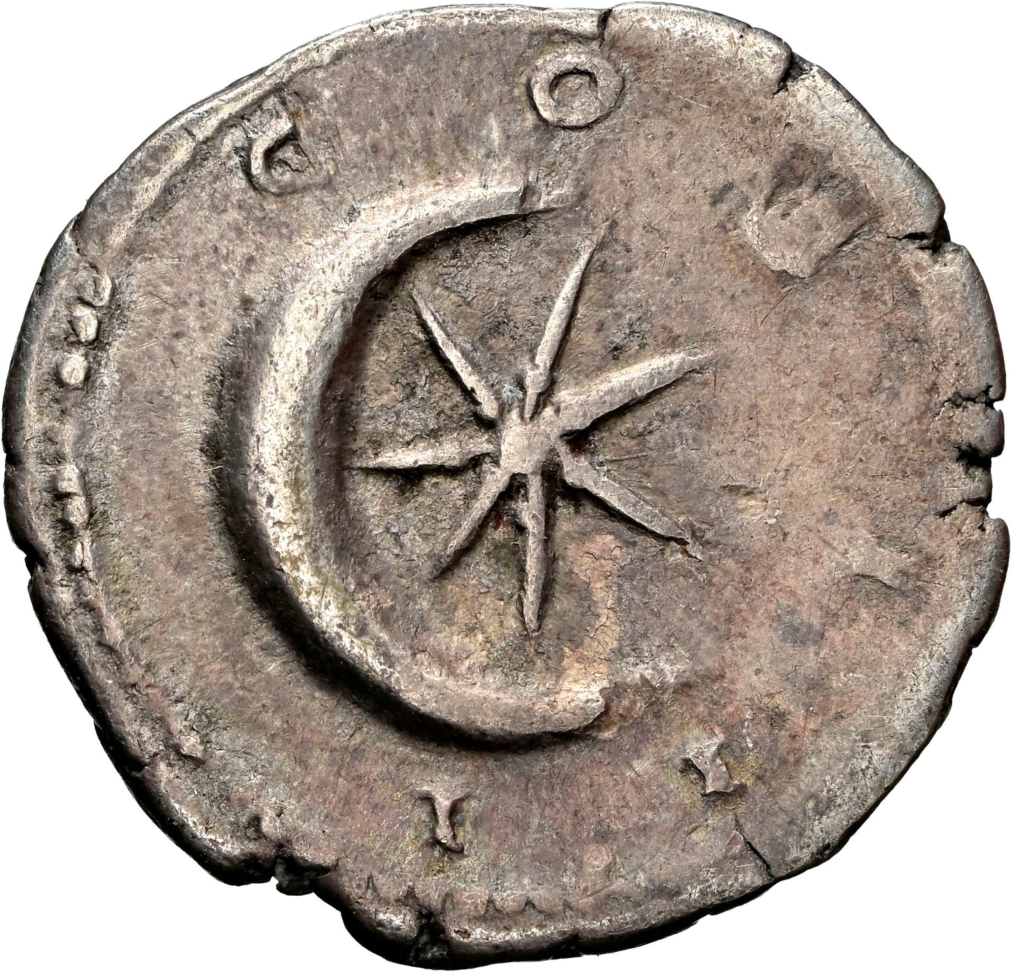 Roman Empire - Hadrian - Silver Denarius - NGC Ch F - RIC:864