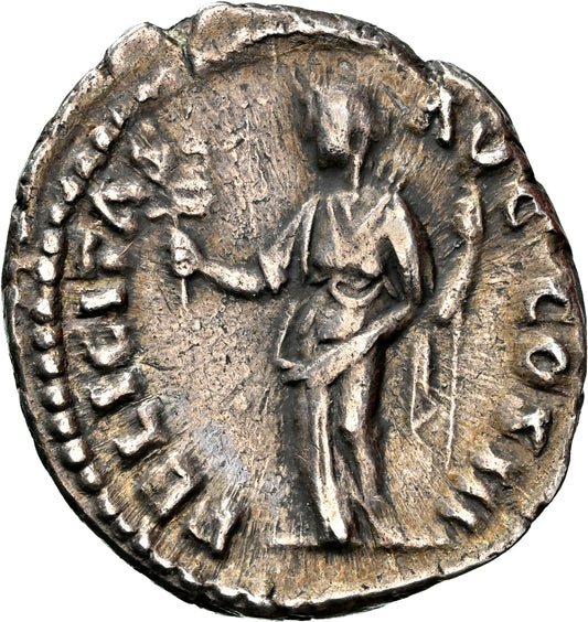 Roman Empire - Marcus Aurelius - Silver Denarius - NGC XF - RIC:218