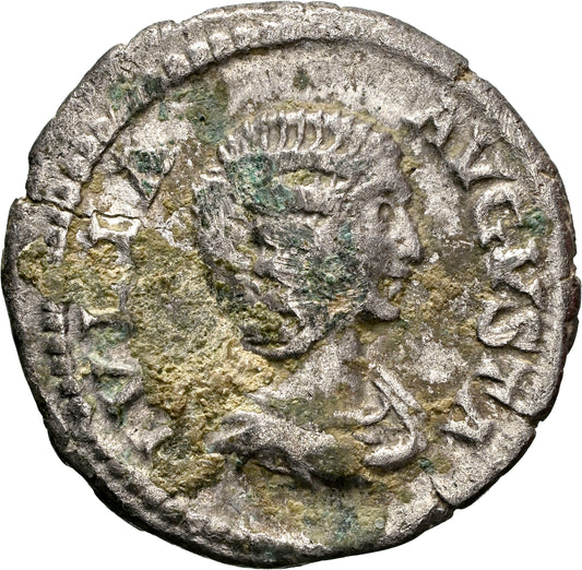 Roman Empire - Julia Domna - Silver Denarius - NGC XF