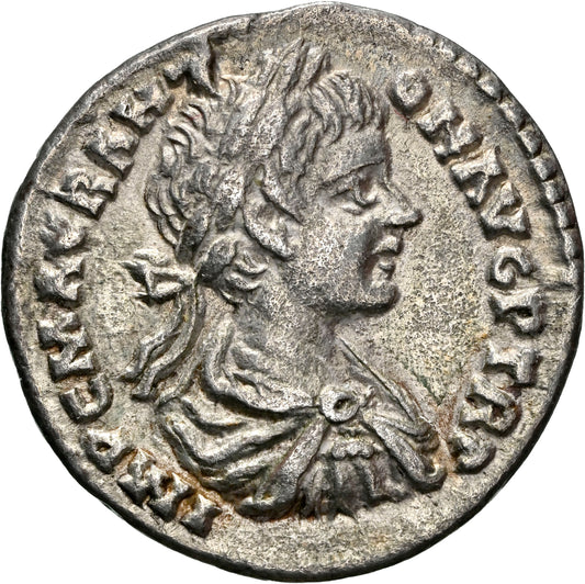 Roman Empire - Caracalla - Silver Denarius - NGC Ch XF - RIC:335