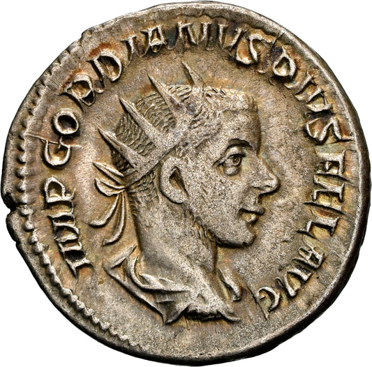 Roman Empire - Gordian III - Silver Double-Denarius - NGC XF - RIC:144 - Heavy-Weight Specimen