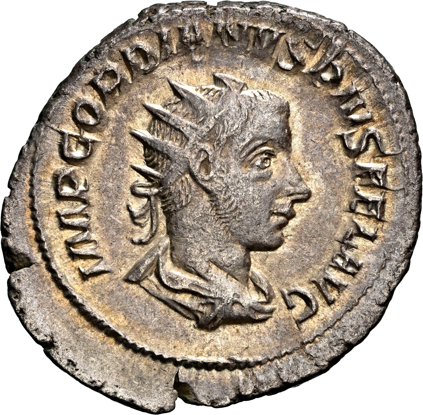 Roman Empire - Gordian III - Silver Double-Denarius - NGC Ch XF - Heavy-Weight Specimen