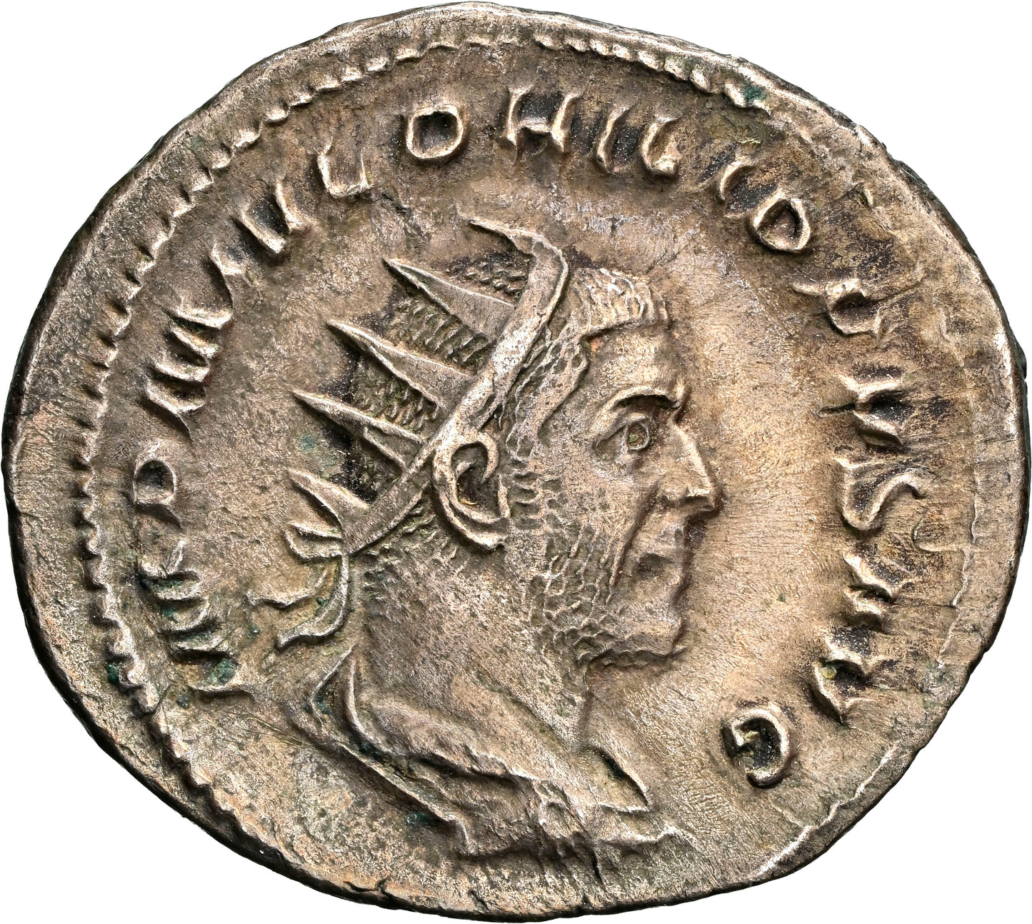 Roman Empire - Philip I - Silver Double-Denarius - NGC Ch XF