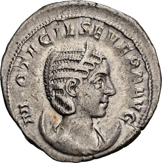 Roman Empire - Otacilia Severa - Silver Double-Denarius - NGC Ch VF - RIC:116b