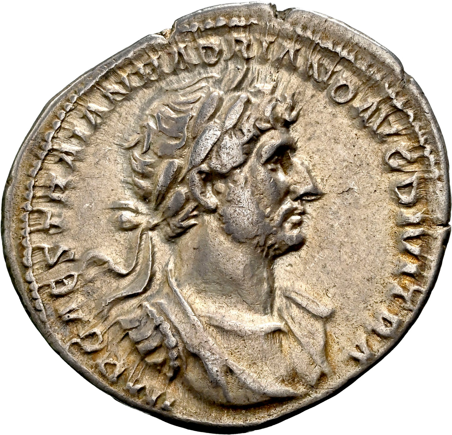 Roman Empire - Hadrian - Silver Denarius - NGC VF - RIC:65 - Fine Style