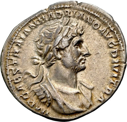 Roman Empire - Hadrian - Silver Denarius - NGC VF - RIC:65 - Fine Style