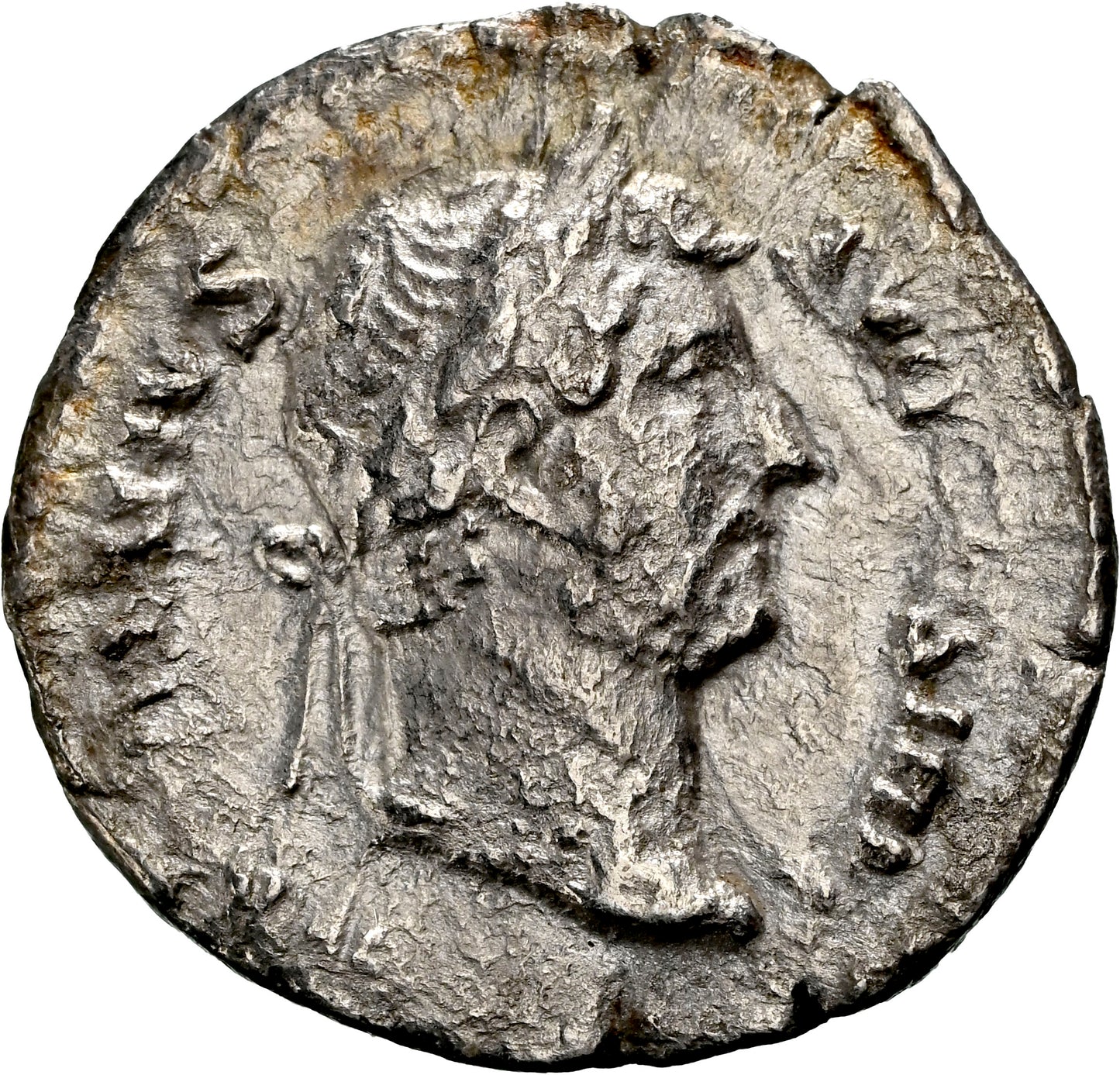 Roman Empire - Hadrian - Silver Denarius - NGC Ch VF