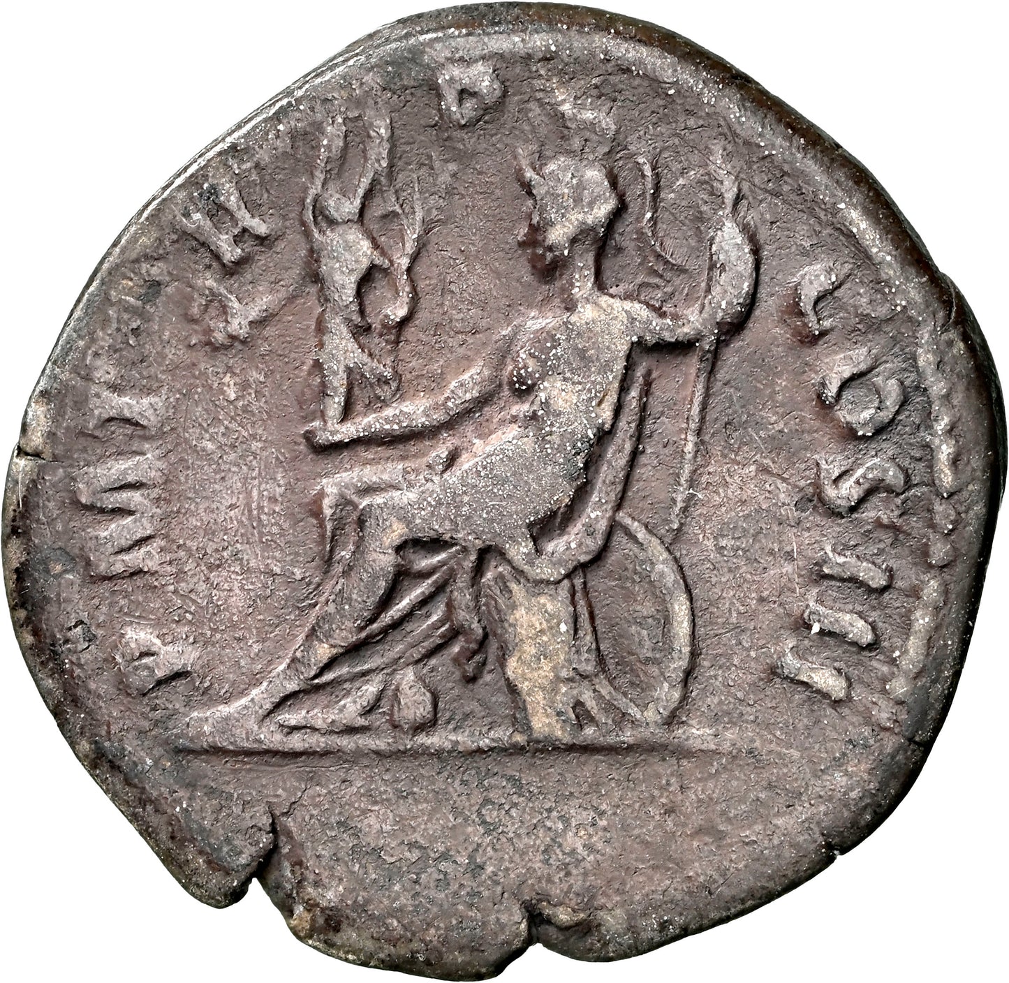 Roman Empire - Hadrian - Silver Denarius - NGC Ch F