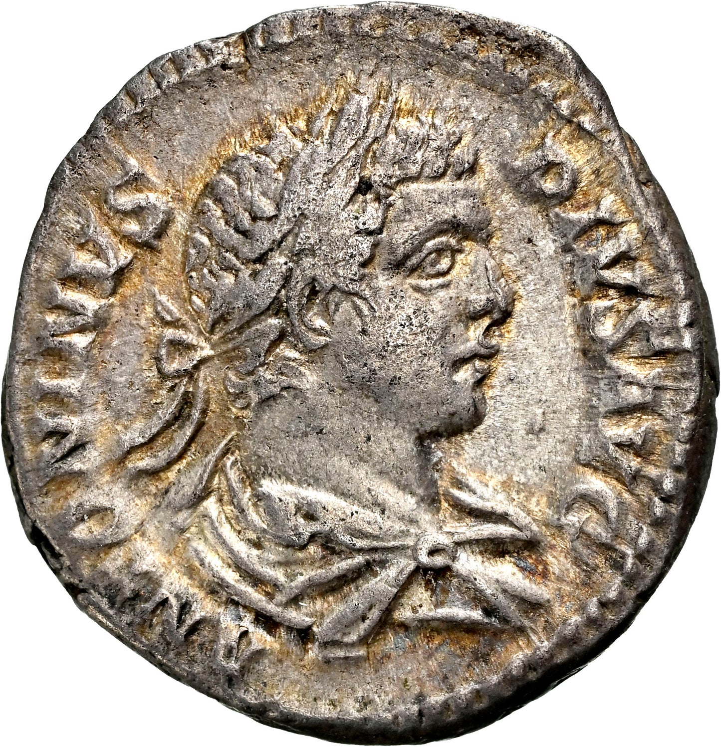Roman Empire - Caracalla - Silver Denarius - NGC XF - RIC:83a