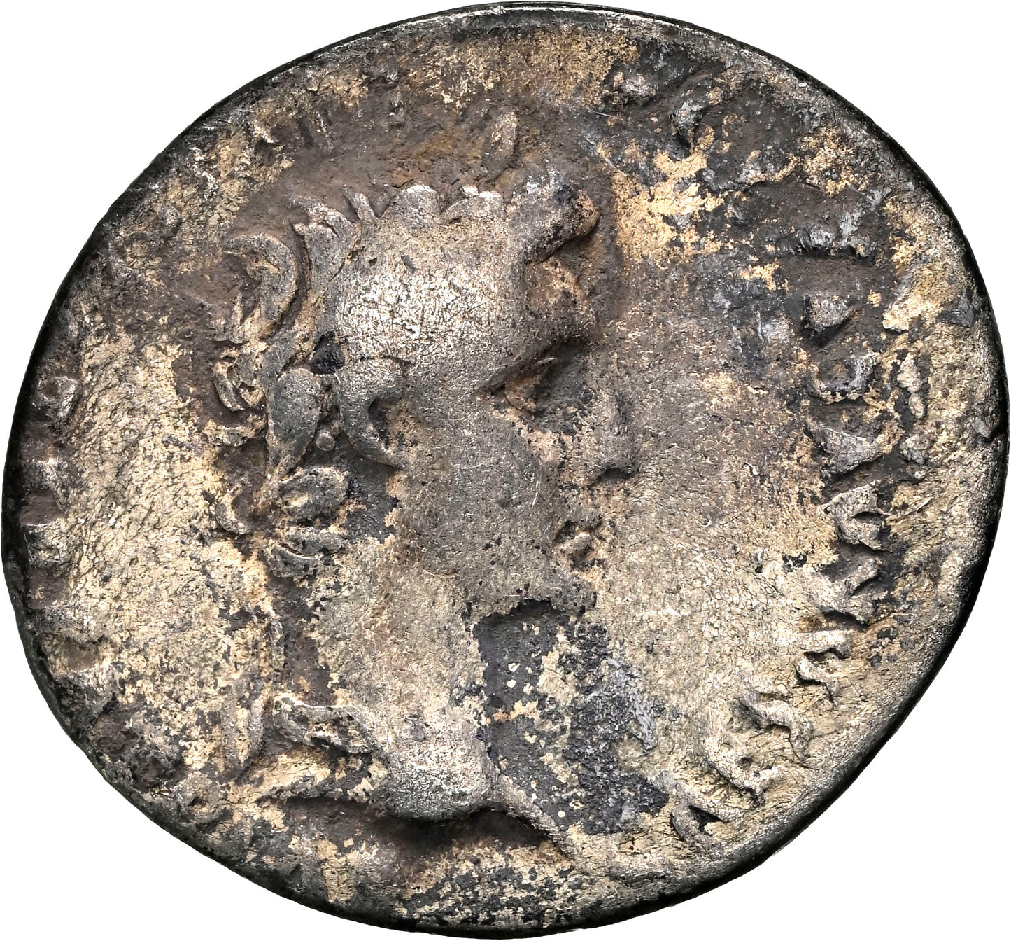 Roman Empire - Augustus - Silver Denarius - NGC F - RIC:210