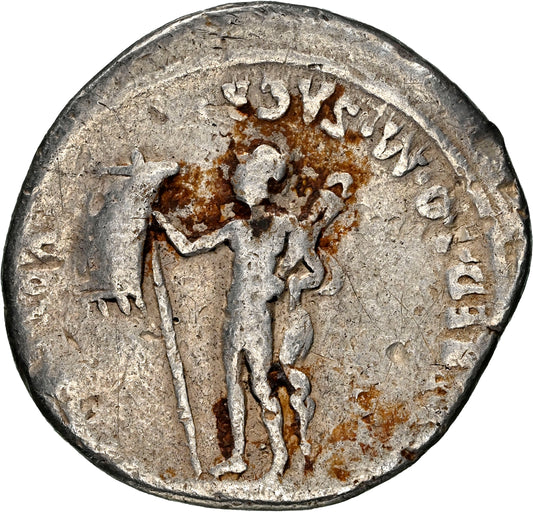 Roman Empire - Augustus - Silver Denarius - NGC F - RIC:150a