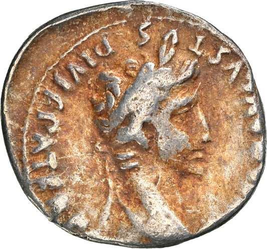 Roman Empire - Augustus - Silver Denarius - NGC F - RIC:207