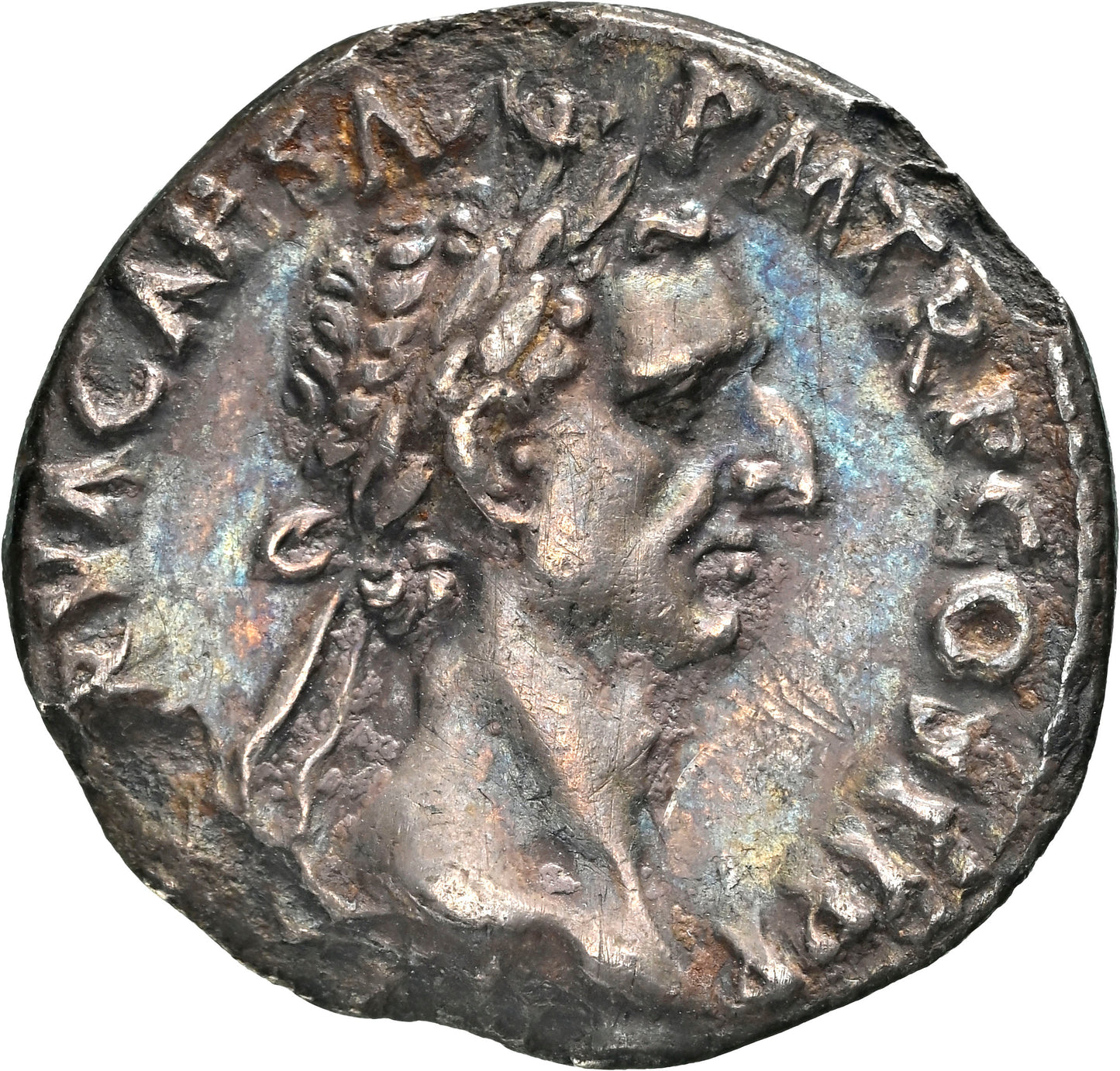 Roman Empire - Nerva - Silver Denarius - NGC XF- RIC:6