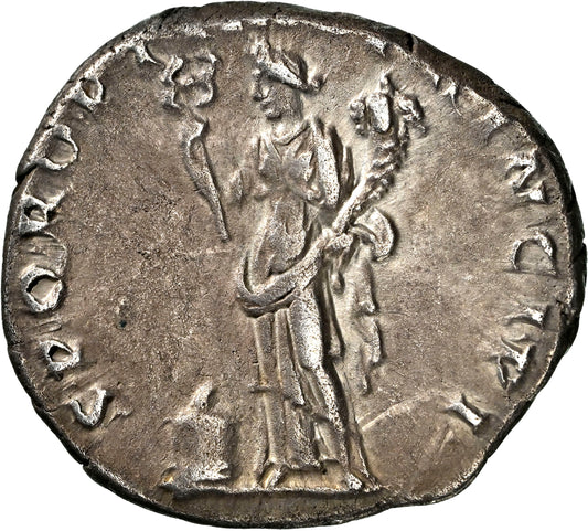 Roman Empire - Trajan - Silver Denarius - NGC XF - RIC:174