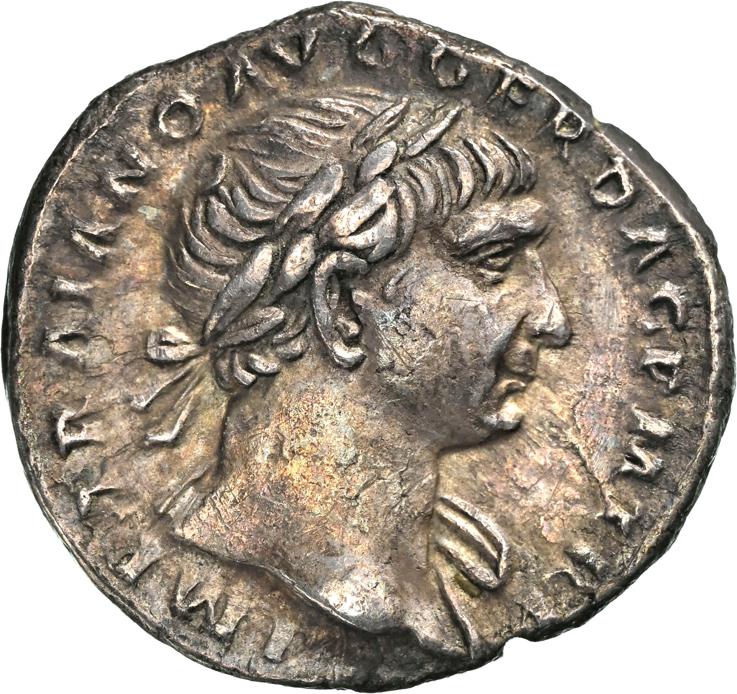 Roman Empire - Trajan - Silver Denarius - NGC XF - RIC:60
