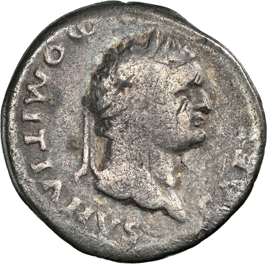 Roman Empire - Domitian - Silver Denarius - NGC VG - RIC:686