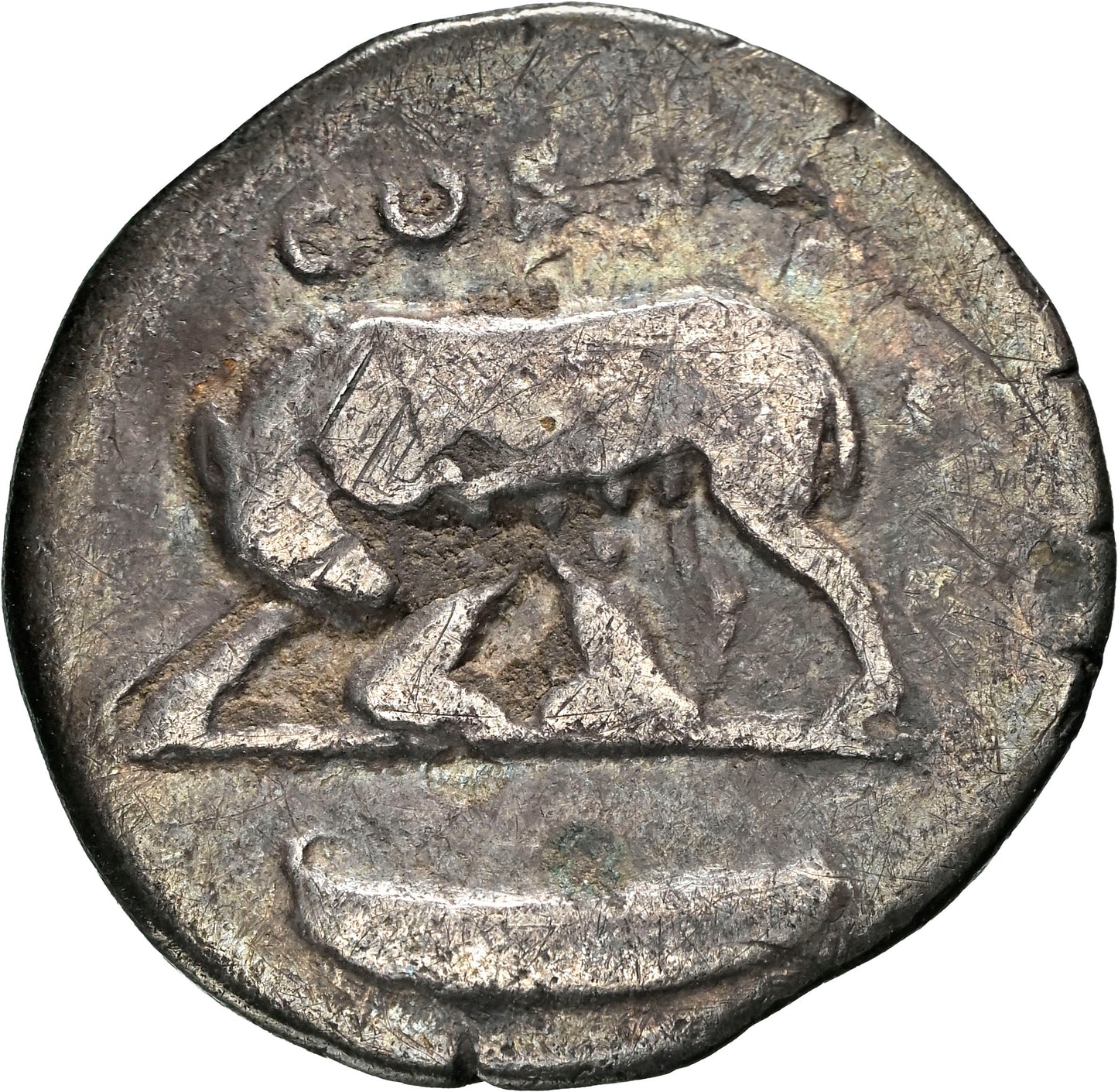 Roman Empire - Domitian - Silver Denarius - NGC VG - RIC:686