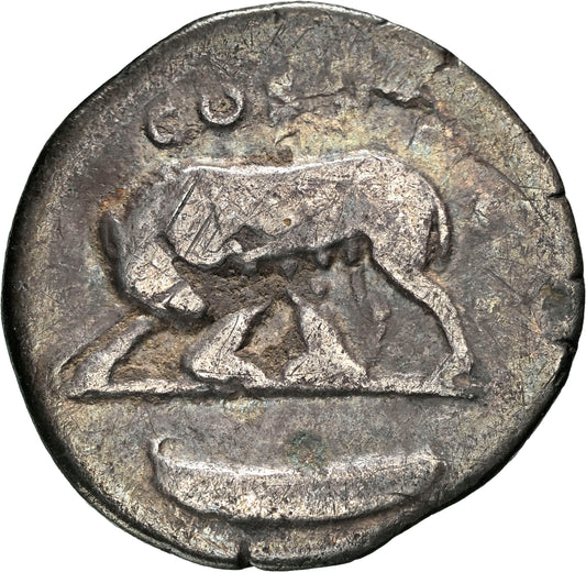 Roman Empire - Domitian - Silver Denarius - NGC VG - RIC:686