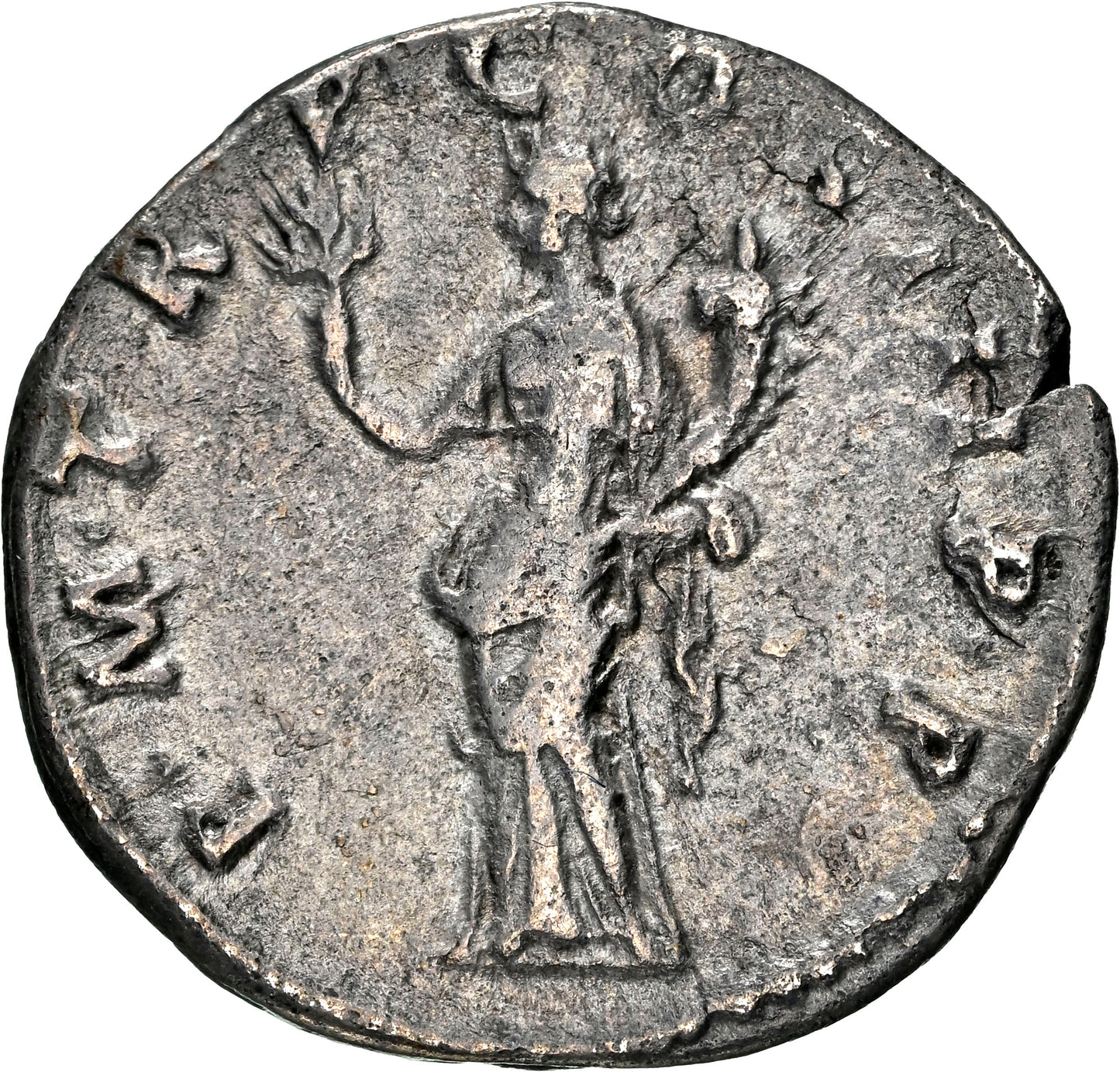 Roman Empire - Trajan - Silver Denarius - NGC Ch VF - RIC:38