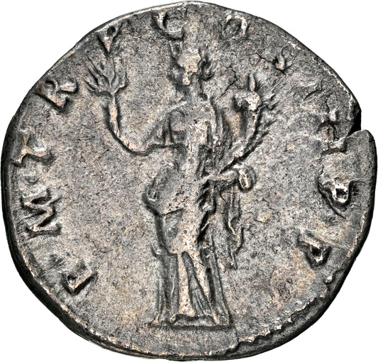 Roman Empire - Trajan - Silver Denarius - NGC Ch VF - RIC:38