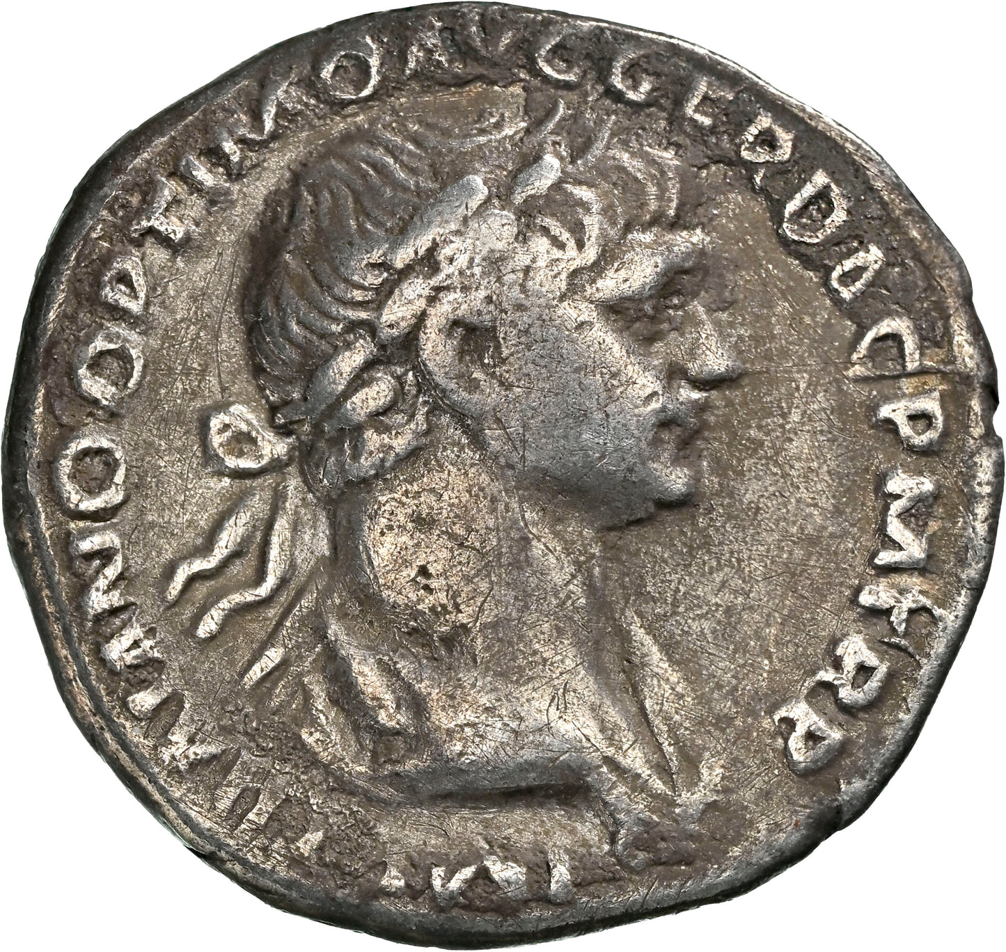 Roman Empire - Trajan - Silver Denarius - NGC VF - RIC:298