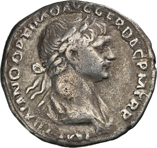 Roman Empire - Trajan - Silver Denarius - NGC VF - RIC:298