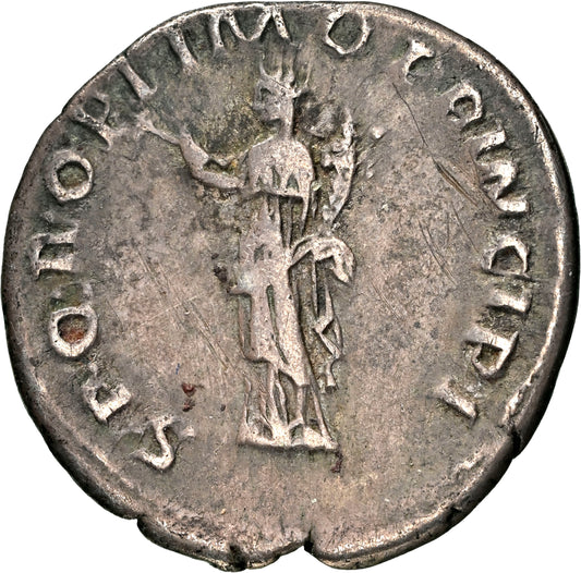 Roman Empire - Trajan - Silver Denarius - NGC F - RIC:298
