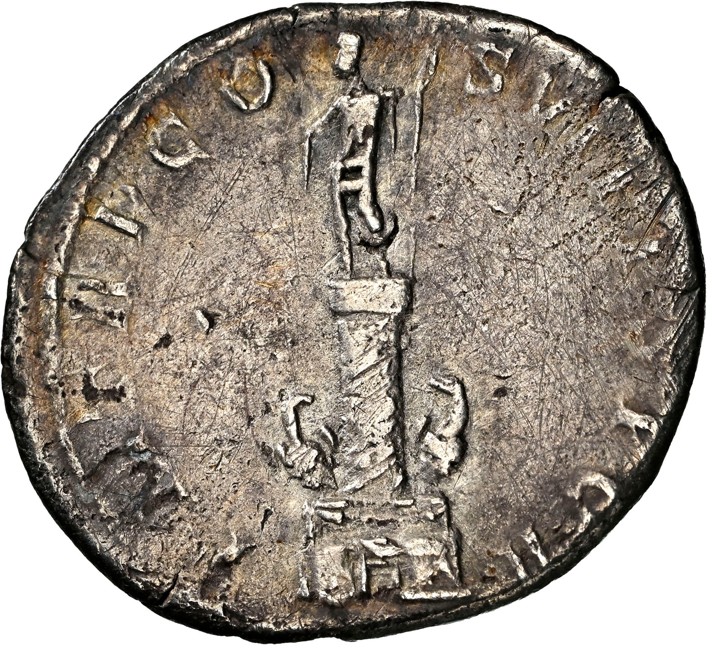 Roman Empire - Trajan - Silver Denarius - NGC Ch F - RIC:356