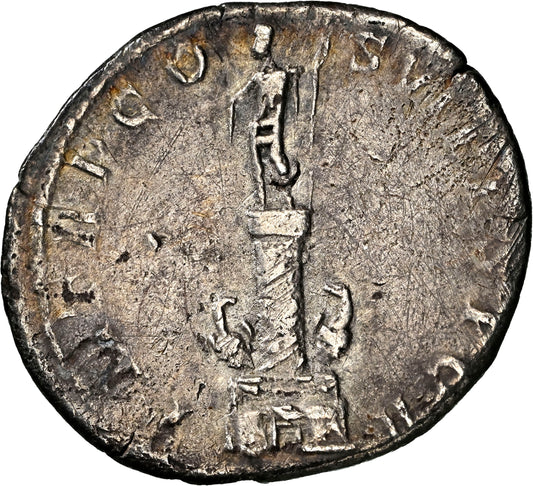 Roman Empire - Trajan - Silver Denarius - NGC Ch F - RIC:356