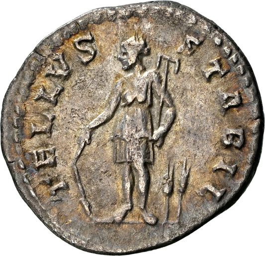 Roman Empire - Hadrian - Silver Denarius - NGC Ch VF - RIC:276