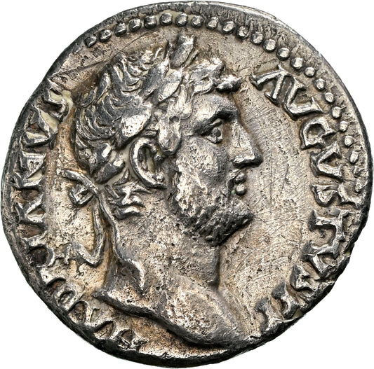 Roman Empire - Hadrian - Silver Denarius - NGC Ch VF - RIC:307