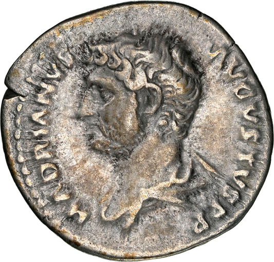 Roman Empire - Hadrian - Silver Denarius - NGC VF - RIC:2056