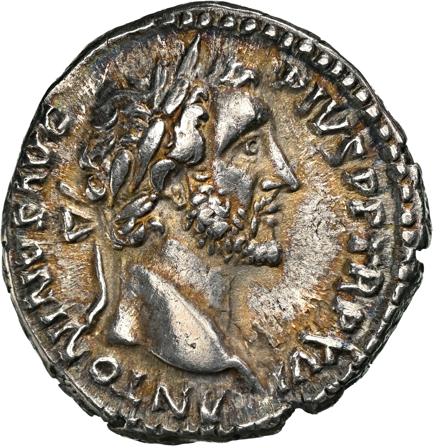 Roman Empire - Antoninus Pius - Silver Denarius - NGC XF - RIC:239