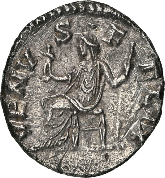 Roman Empire - Crispina - Silver Denarius - NGC XF - RIC:288