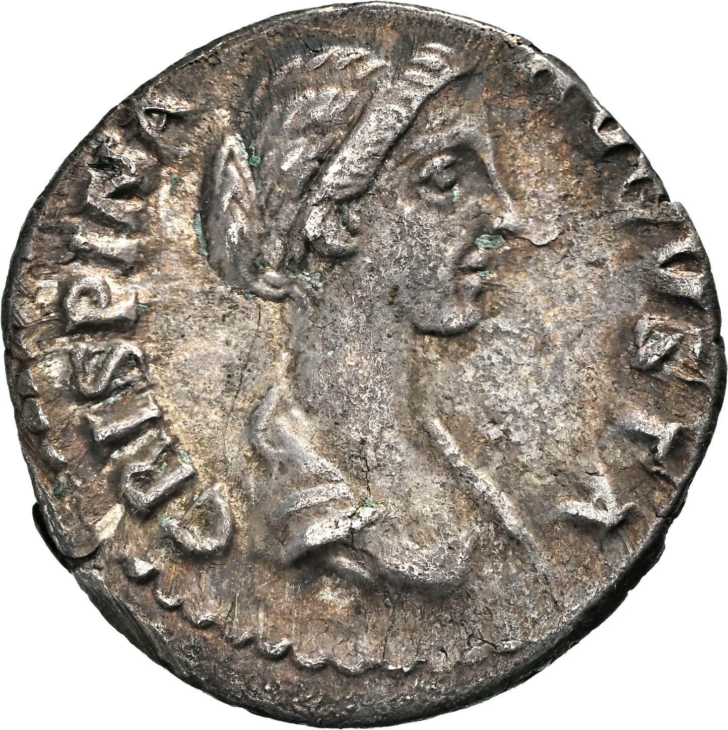 Roman Empire - Crispina - Silver Denarius - NGC XF - RIC:286a
