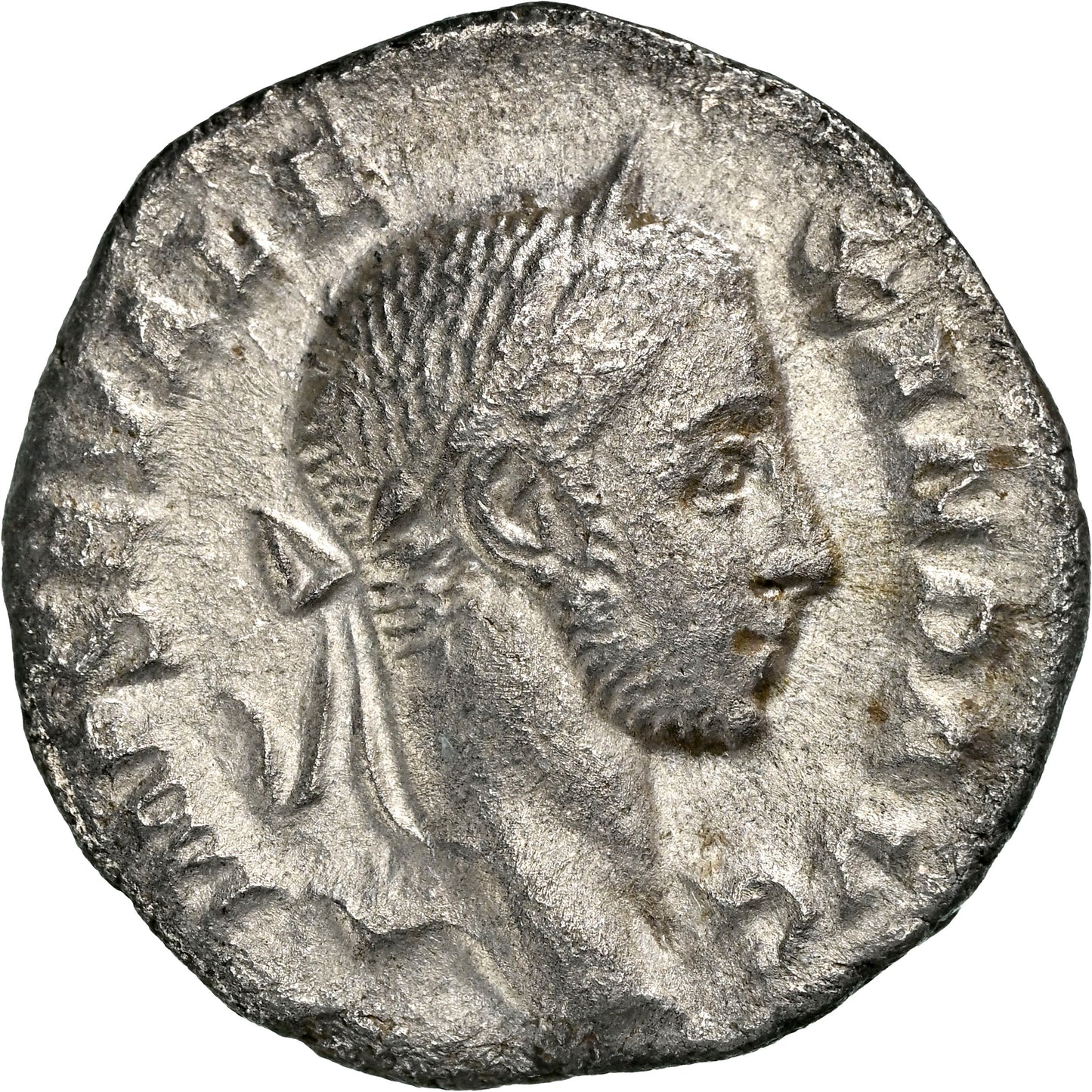 Roman Empire - Severus Alexander - Silver Denarius - NGC Ch VF